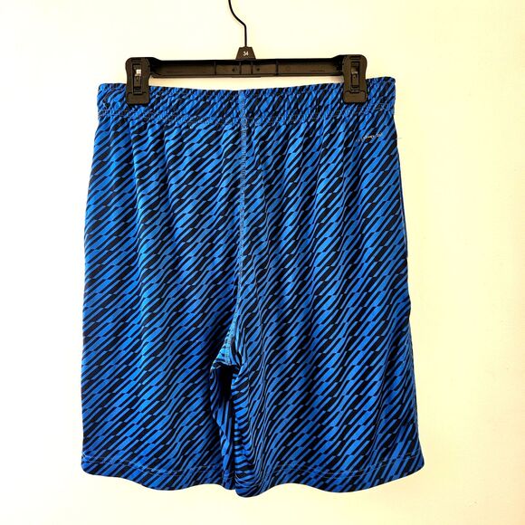 Russell Fresh Force Athletic Shorts Mens M 34-36 Blue Black Dri-Power Pockets - Picture 2 of 11